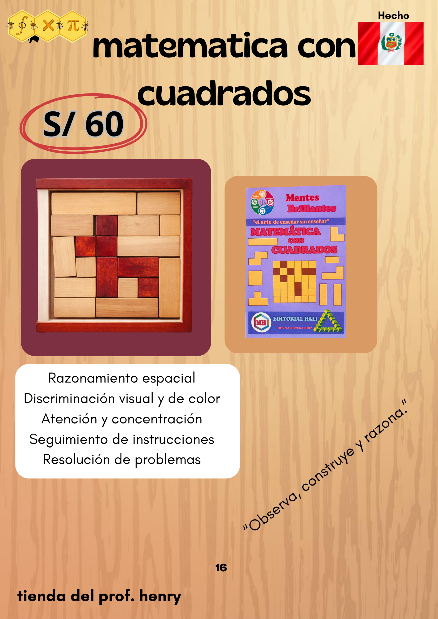 matematica con cuadrados