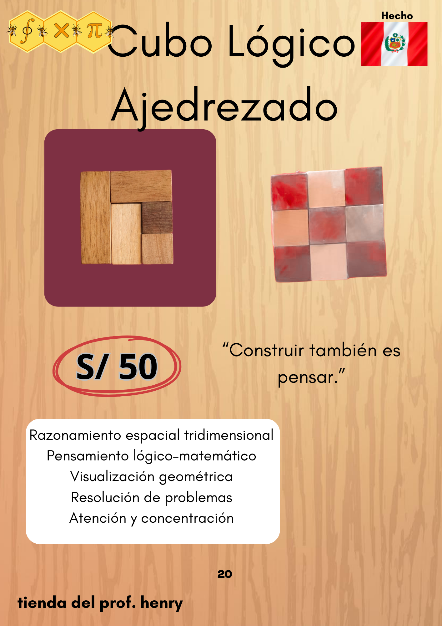 Cubo Lógico Ajedrezado