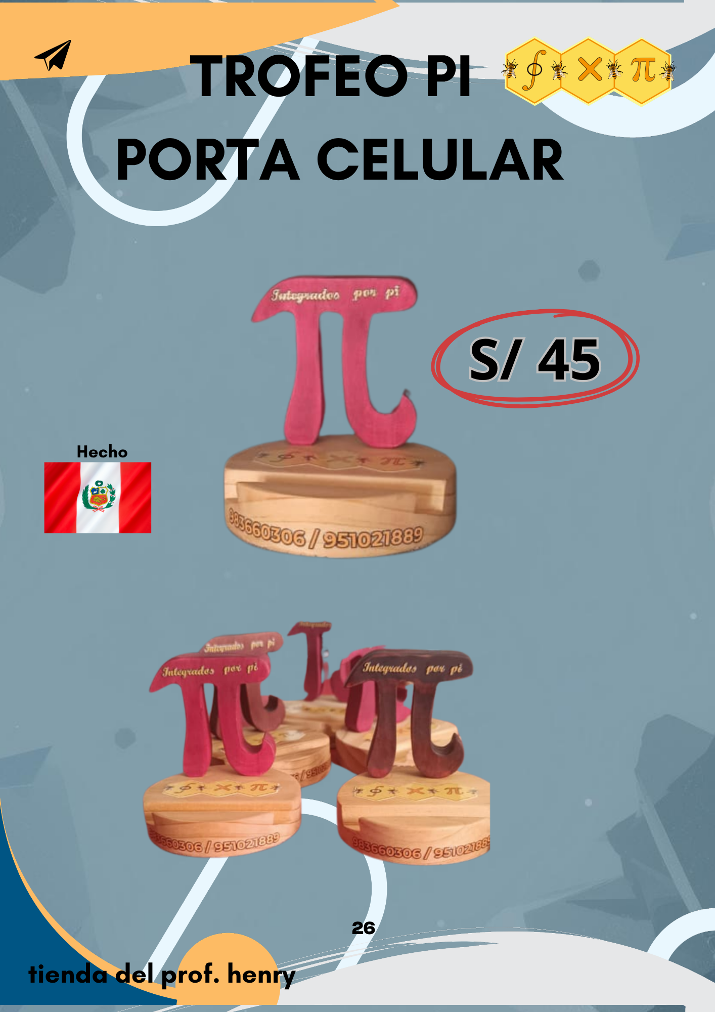 TROFEO PI PORTA CELULAR