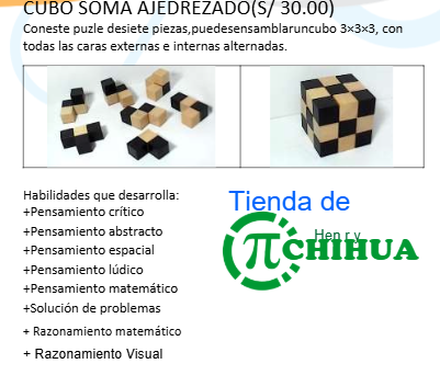 CUBO SOMA AJEDREZADO