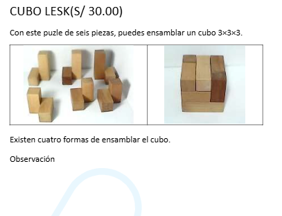 CUBO LESK