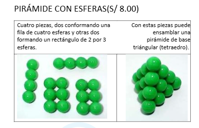 PIRÁMIDE CON ESFERAS
